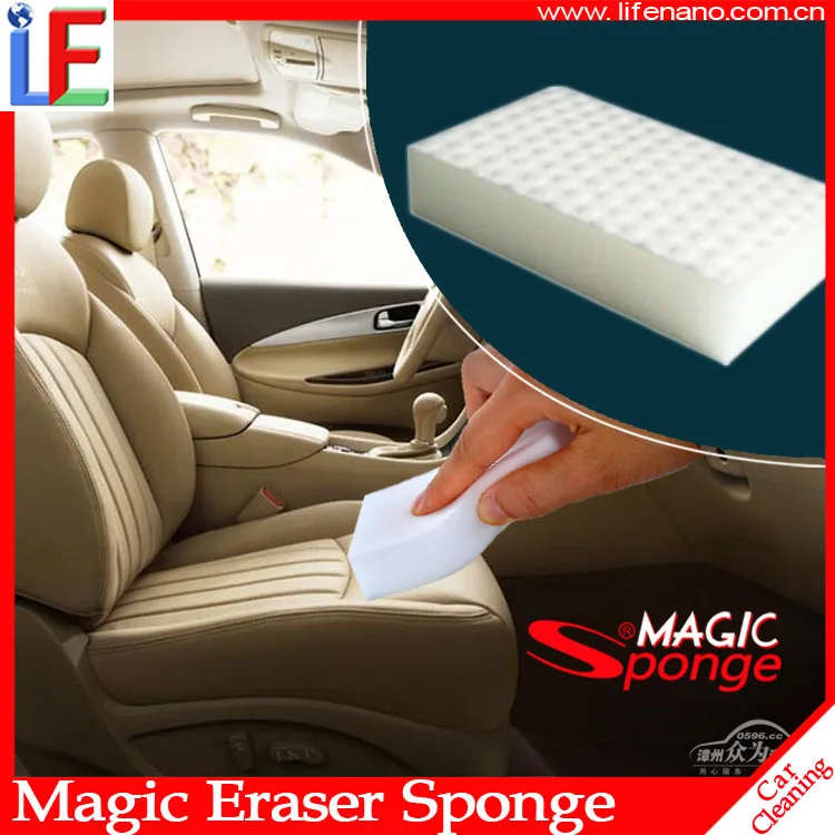 Eponge magique melamine pour interieur auto