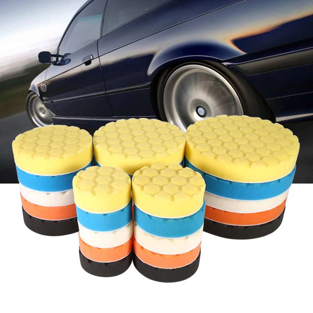 Lot de tampons de polissage hexagonaux