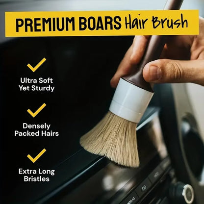 Set de 5 brosses detailing auto interieur et exterieur