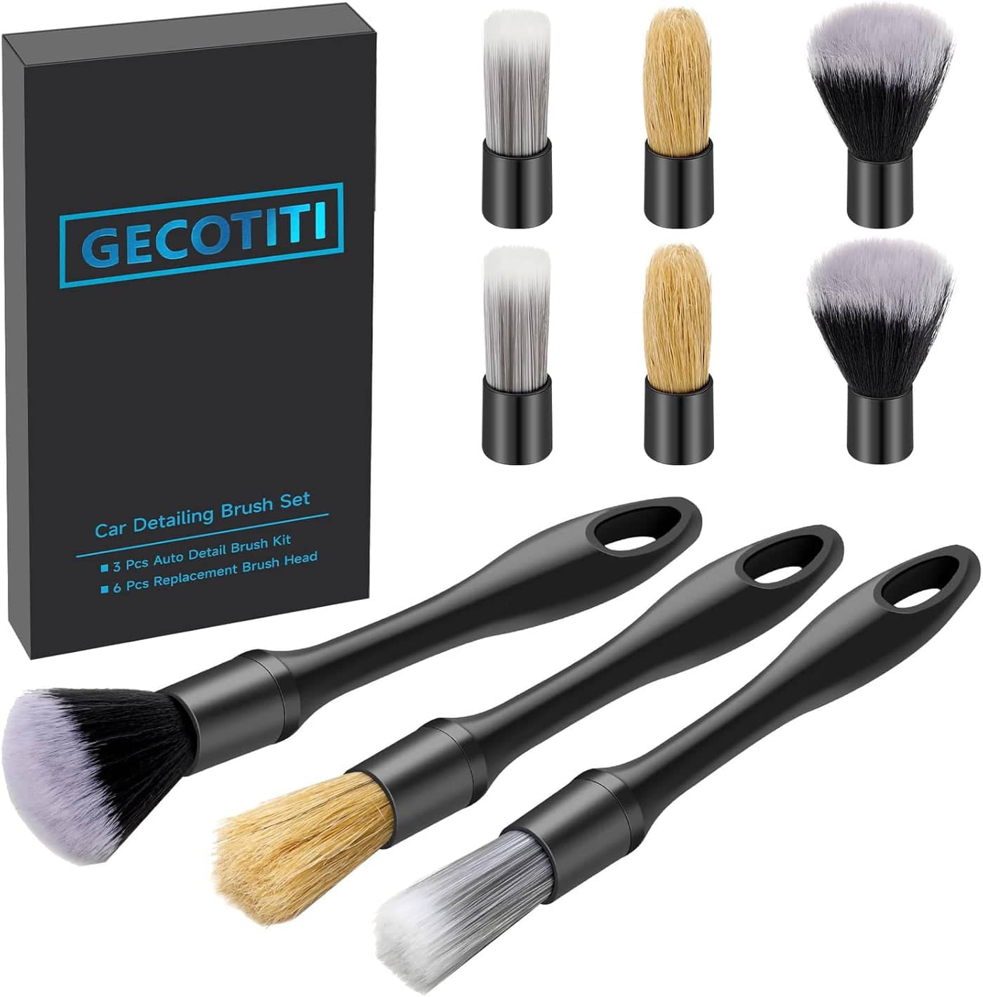 Lot de 6 pinceaux de detailing